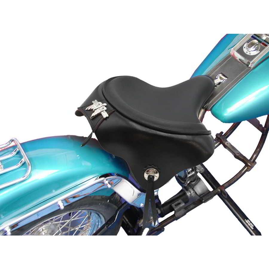 並行輸入品】 47-0531 スカート付きブラックレザーソロシート 取寄せ V