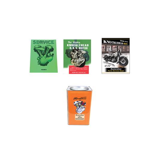 互換品】 48-0885 ナックルヘッド ブック セット 取寄せ Vツイン