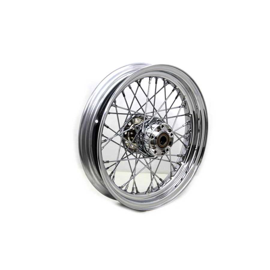 互換品】 52-2054 16 インチ x 3.00 フロント スポーク ホイール