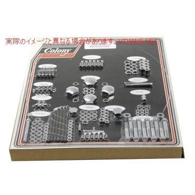 【並行輸入品】 8301 CHR クロームストックスタイルハードウェアキット 取寄せ Vツイン Colony Chrome Stock Style Hardware Kit