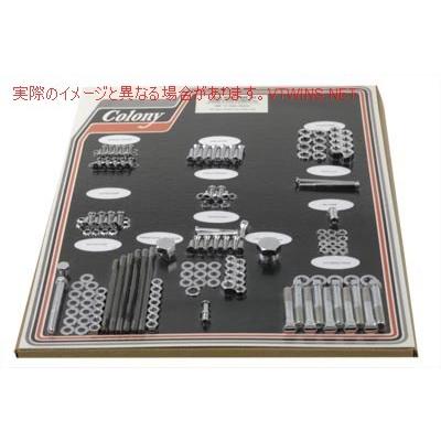 【並行輸入品】 8302 CHR クロームストックスタイルハードウェアキット 取寄せ Vツイン Chrome Stock Style Hardware Kit (探し回る 車、バイク、自転車-エンジン関連パーツ-バイク