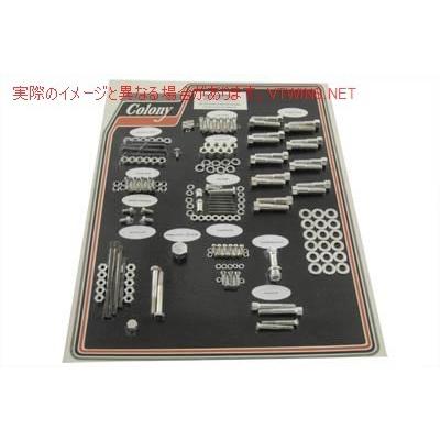 【並行輸入品】 8308 CAD カドミウムストックスタイルハードウェアキット 取寄せ Vツイン Cadmium Stock Style Hardware Kit (検 エンジン関連パーツ-バイク
