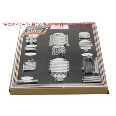 【並行輸入品】 8319 CAD ハードウエア お洒落 一揃いの道具 カドミウム 取寄せ Vツイン Colony Hardware Dress Up Kit Cadmium