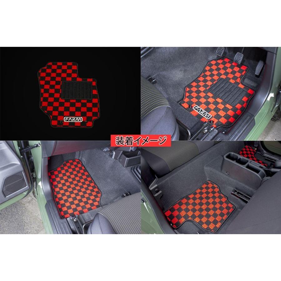 jb23ジムニーMT用フロアマット赤美品！使用期間1ヶ月 JB23 フロアマット AT/MT対応 選べる四色 : モーターファーム - 通販