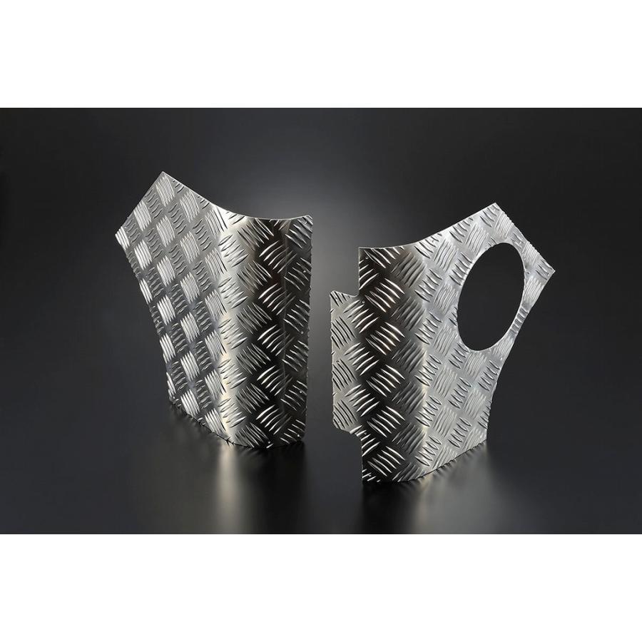 リアコーナーガード 幌車両 SJ30、JA11、71、12用アルミ縞板