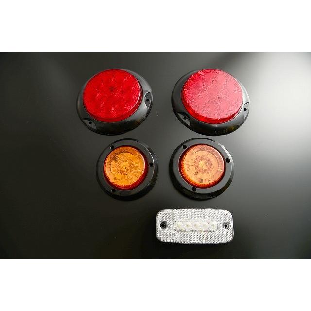 ジムニー　社外テールランプセット ジムニーに汎用LEDテールランプセット［L］ ブラックリング