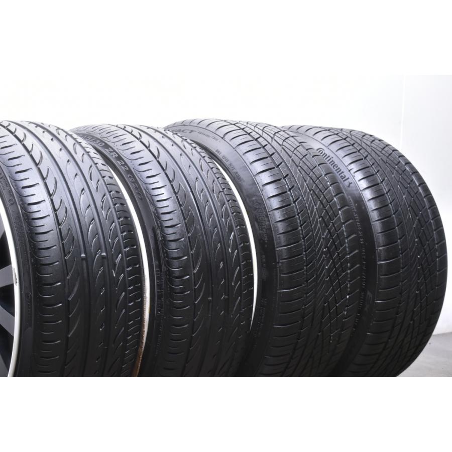 【深リム大口径】WORK EQUIP E10 22in 10J -3 11.5J +3 Rディスク PCD120 ピレリ コンチネンタル 245/30R22 285/30R22 レクサス LS460 600h｜parts-hanbai-no1｜09