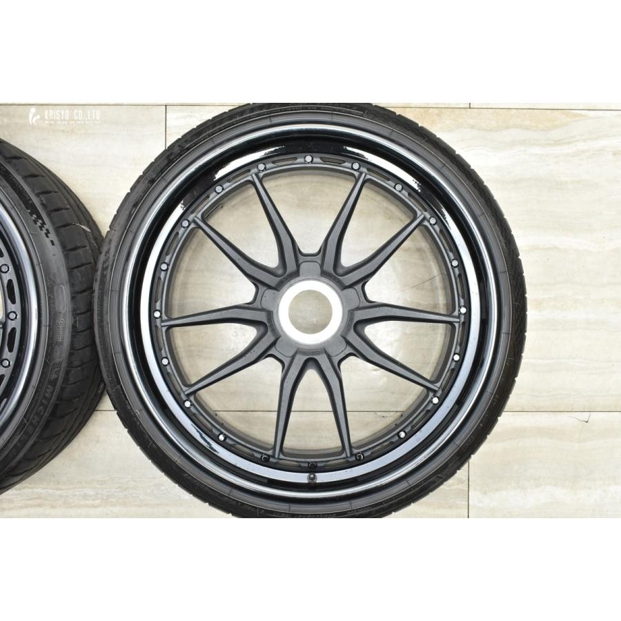 バリ溝 美品】1221 AP3x APEX 21in 10J +45 22in 12.5J +43 ミシュラン