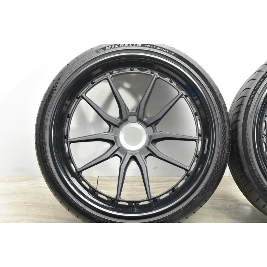 バリ溝 美品】1221 AP3x APEX 21in 10J +45 22in 12.5J +43 ミシュラン