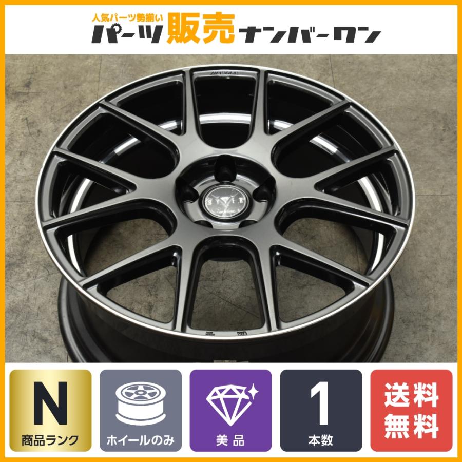 未使用品 美品】WORK RYVER M006 19in 8.5J+38 PCD114.3 1本