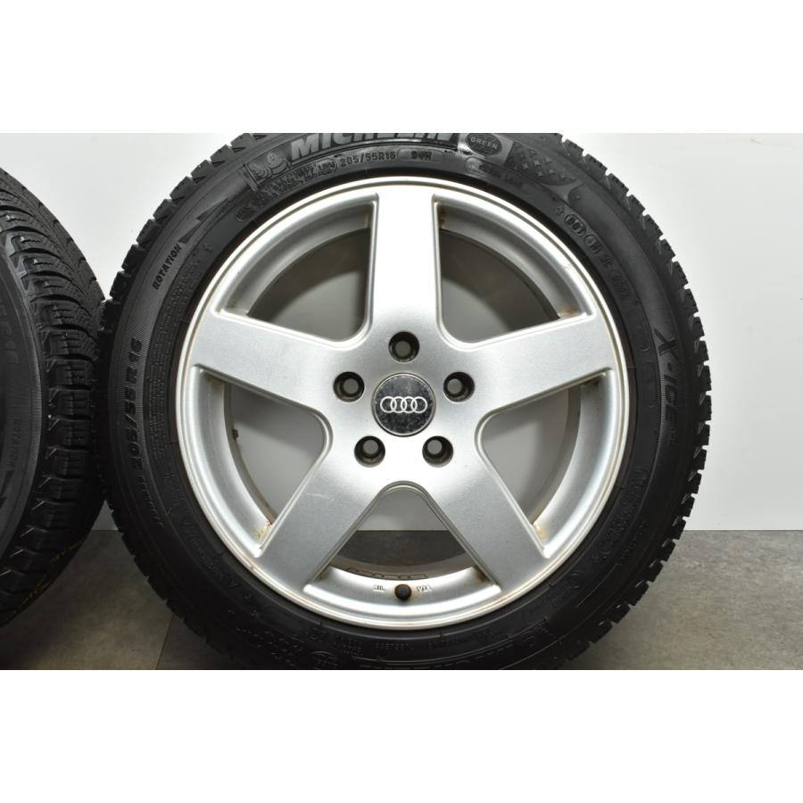 【送料無料】AGA 16in 7J +42 PCD112 ミシュラン X-ICE XI3 205/55R16 アウディ A3 A4 VW ゴルフ パサート ジェッタ 交換用 即納可能｜parts-hanbai-no1｜06