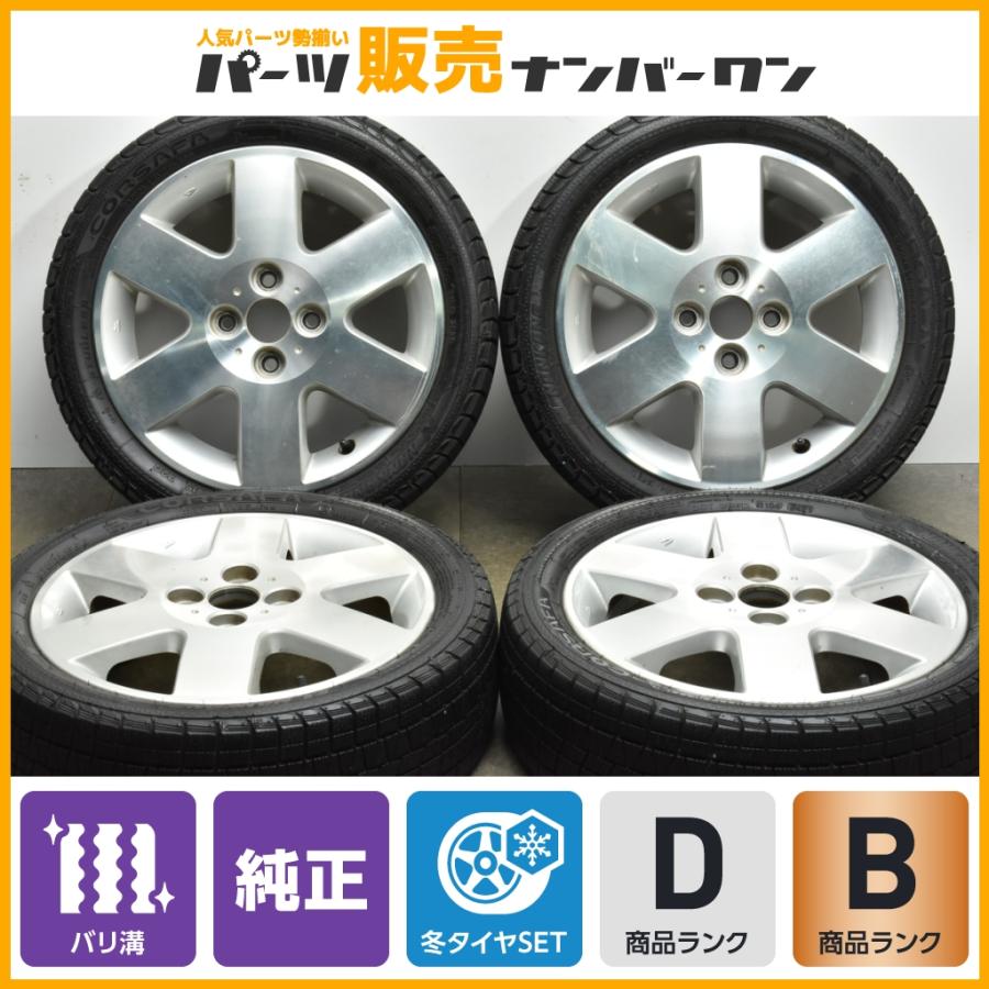 バリ溝】ダイハツ コペン 純正 15in 4.5J +45 PCD100 ナンカン CORSAFA 
