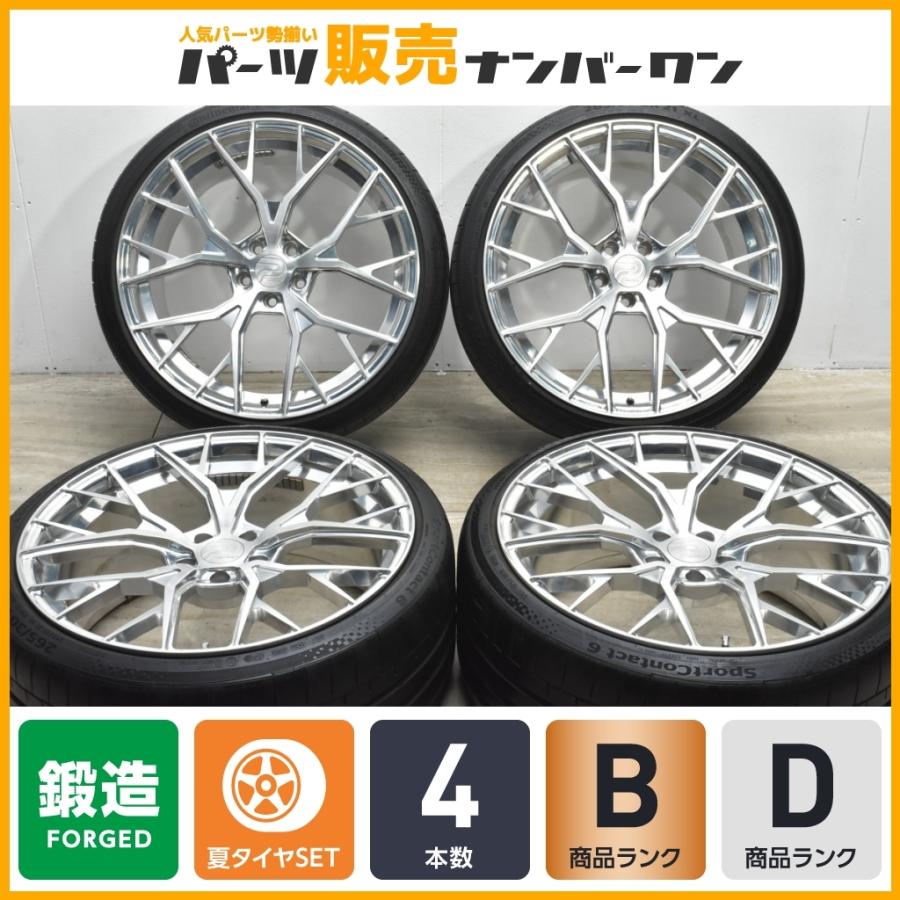 【鍛造】AGIO Precisione LBD 21in 9J +45 PCD112 コンチネンタル 265/30R21 アウデ A8 S8 RS3 ベンツ W221 Sクラス W213 Eクラス アジオ｜parts-hanbai-no1