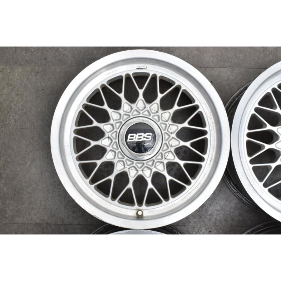 【希少 当時物】BBS RG016 15in 7J +25 PCD114.3 4本セット 180SX シルビア レパード ローレル ブルーバード セドリック グロリア サニー｜parts-hanbai-no1｜05