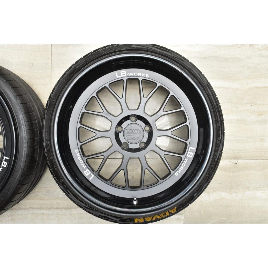 【超希少 鍛造 美品】LD97 FORGED LD-12 LB-WORKS LBWK 20in 9.5J -5 12.5J -33 PCD112 245/30R20 305/30R20 ランボルギーニ ウラカン｜parts-hanbai-no1｜04