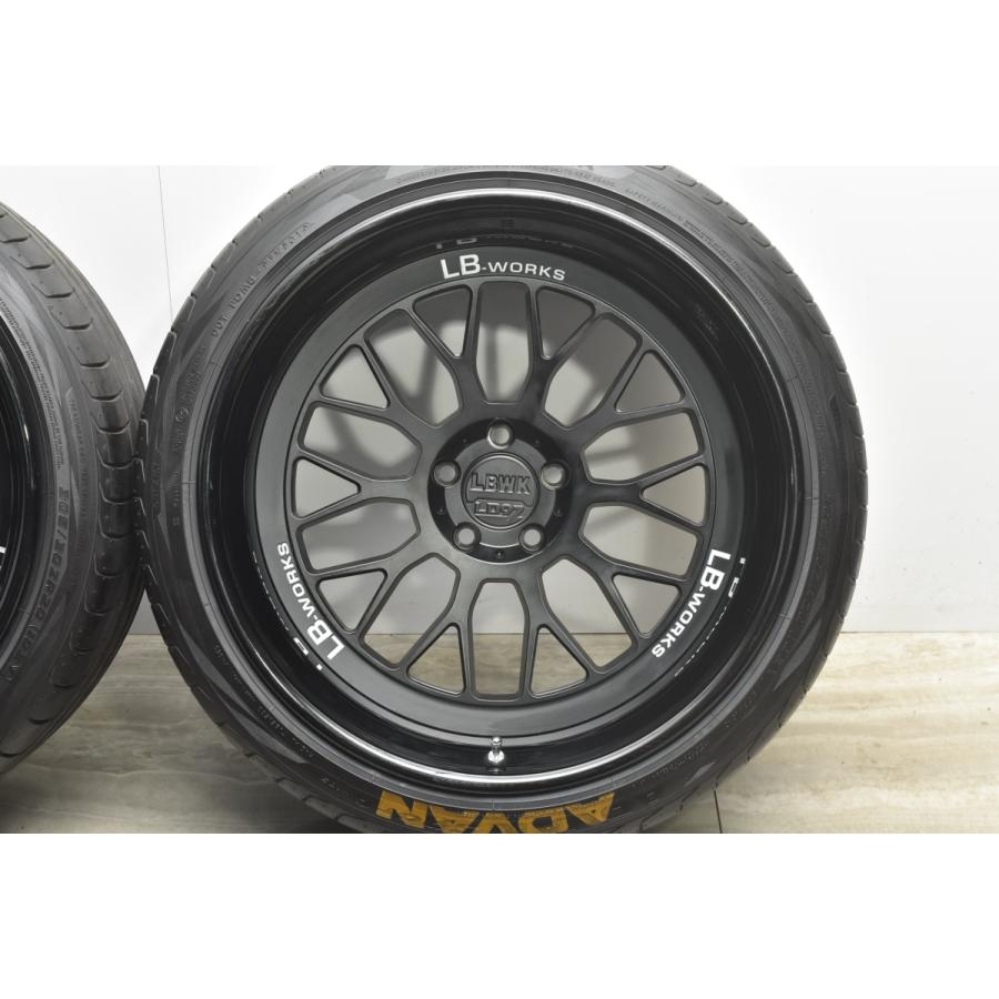 【超希少 鍛造 美品】LD97 FORGED LD-12 LB-WORKS LBWK 20in 9.5J -5 12.5J -33 PCD112 245/30R20 305/30R20 ランボルギーニ ウラカン｜parts-hanbai-no1｜06