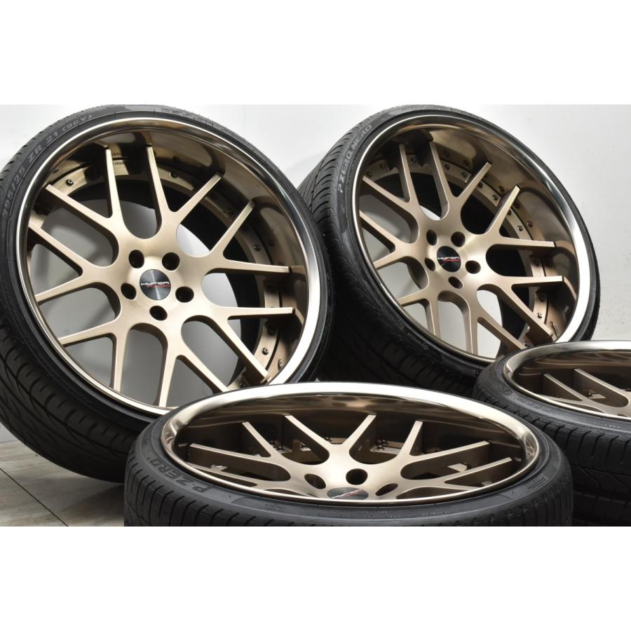 【鍛造】ハイパーフォージド HF-C7 9.5J 20in -3 21in 11.5J +10 PCD114.3 ピレリ P-ZERO 245/30R20 295/25R21 フェアレディZ Z34 FORGED｜parts-hanbai-no1｜02