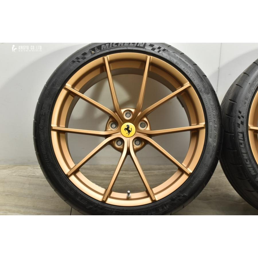 超希少 ゴールド 正規品】フェラーリ 488 ピスタ 純正 20in 9.0J