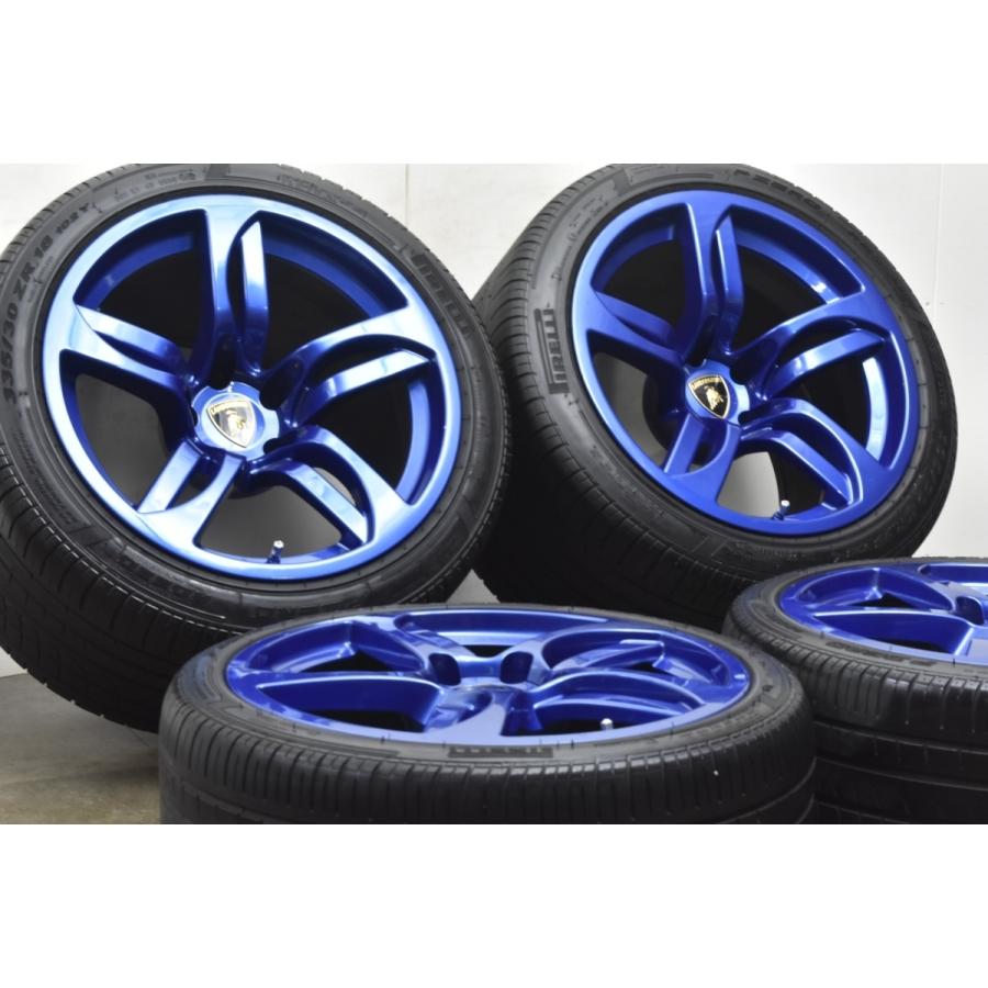 カスタムカラーホイール ランボルギーニ ムルシエラゴ Lp640 純正 18in 8 5j 58 13j 14 5 ピレリ 245 35r18 335 30r18 ヘルメラ F7259 パーツ販売ナンバーワン 通販 Yahoo ショッピング