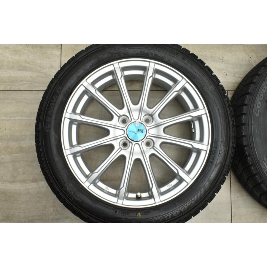 【美品】ENCOUGAR 16in 6J +45 PCD100 グッドイヤー アイスナビ6 185/55R16 ヤリス フィット スイフト バレーノ カローラフィールダー｜parts-hanbai-no1｜03