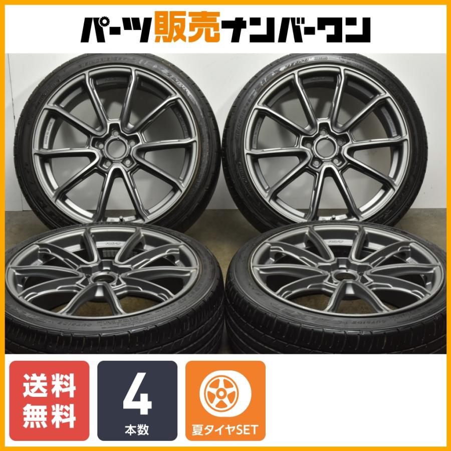 良好品】RAYS グラムライツ 57Getter 18in 7.5J +50 PCD100 ファルケン 