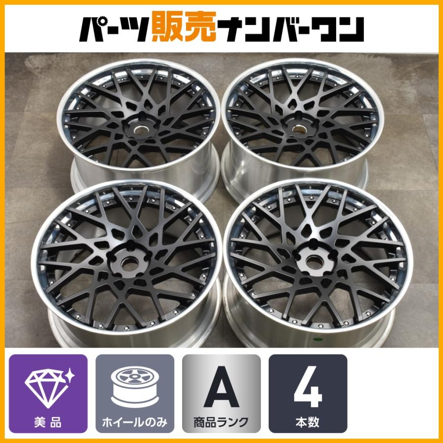鍛造 2ピース 美品】タービンデザイン コンケイブ 23in 10.5J +