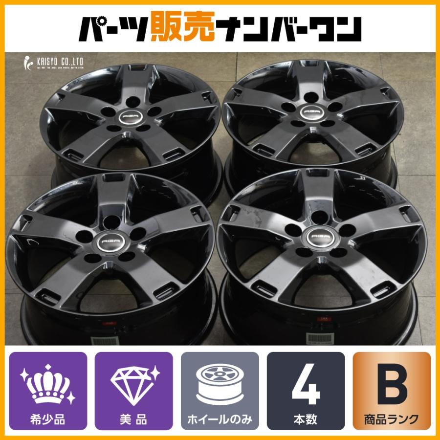 希少サイズ】AGA ESSE2 17in 7.5J +48 PCD127 4本 JEEP ジープ JK JL 