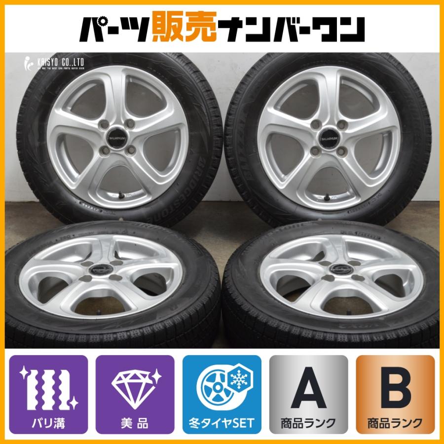 BRIDGESTONE（ブリヂストン） 【バリ溝 美品】バルミナ 14in 4.5J +45 