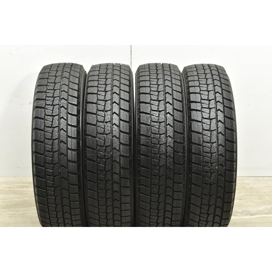 よ*ー様 155/65R14 DUNLOP WM02／残溝有り／4本／送料無料で DUNLOP 【バリ溝】ダンロップ ウィンターマックス WM02 155
