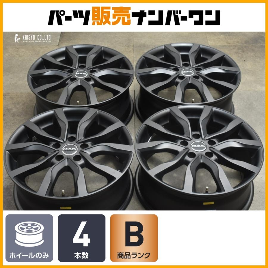 スタッドレス用等に】MAK KOLN 18in 7.5J +48 PCD114.3 4本