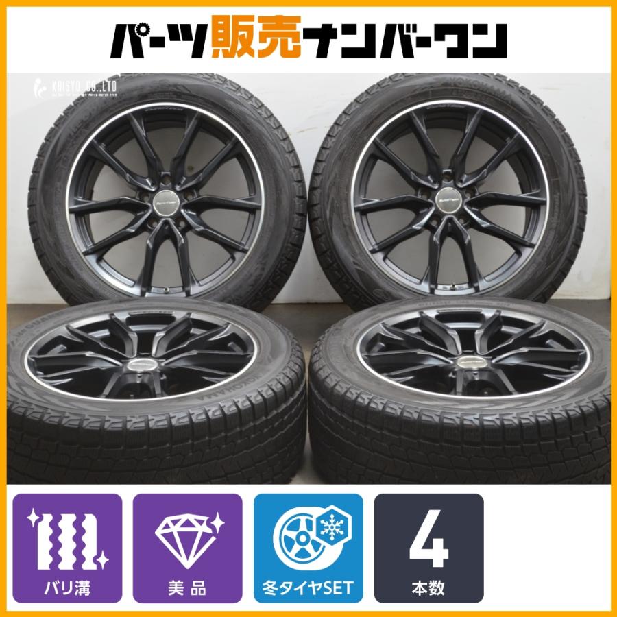 バリ溝 美品】ユーロテック 20in 9.5J +35 PCD130 ヨコハマ アイス