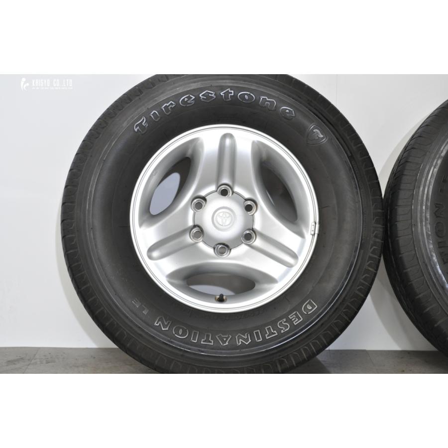 特価品】トヨタ 95 ランドクルーザープラド 純正 16in 7J +35 PCD139.7