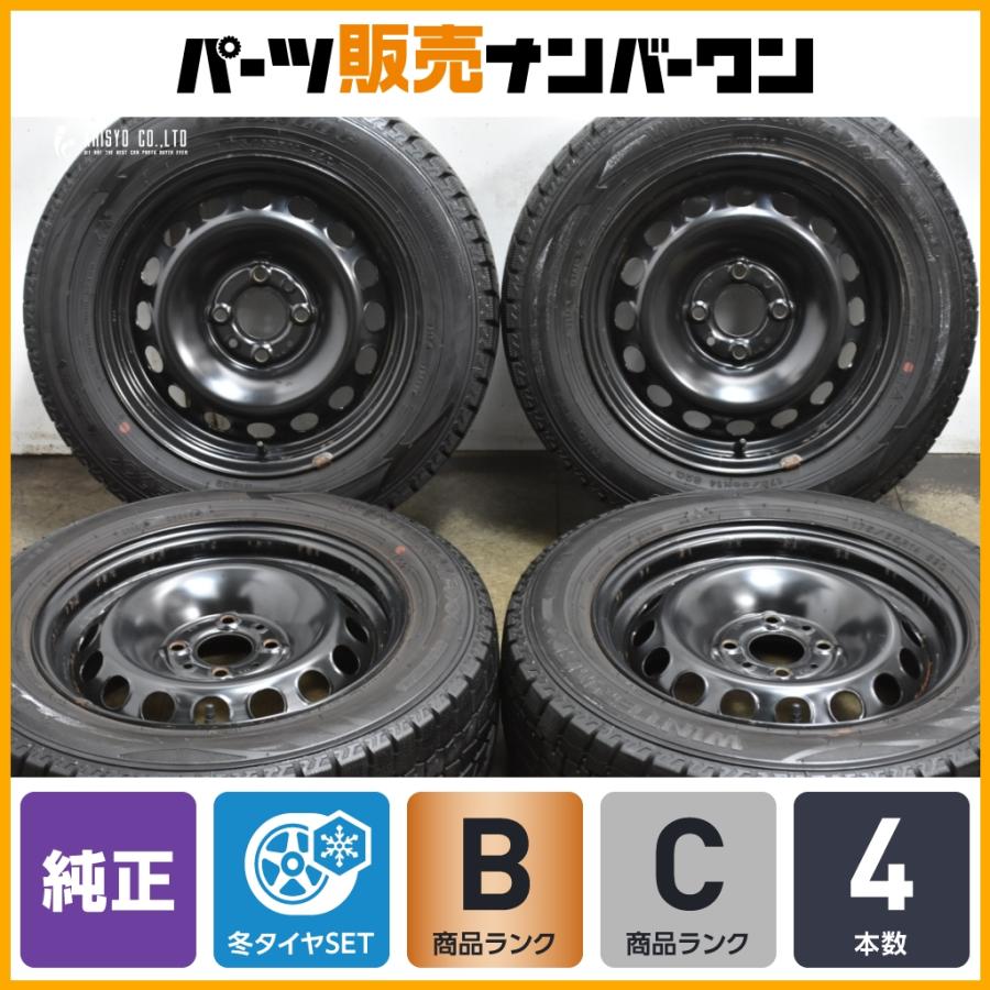 程度良好】ルノー カングー 純正スチール 14in 5.5J +36 PCD100 