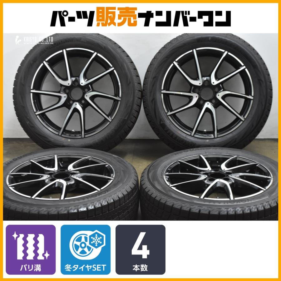 ベンツ GLB 純正 ホイール ヨコハマ iceGUARD 215/60R18 バリ溝】ユーロフォルッシュ 18in 6.5J +44 PCD112 ヨコハマ アイス