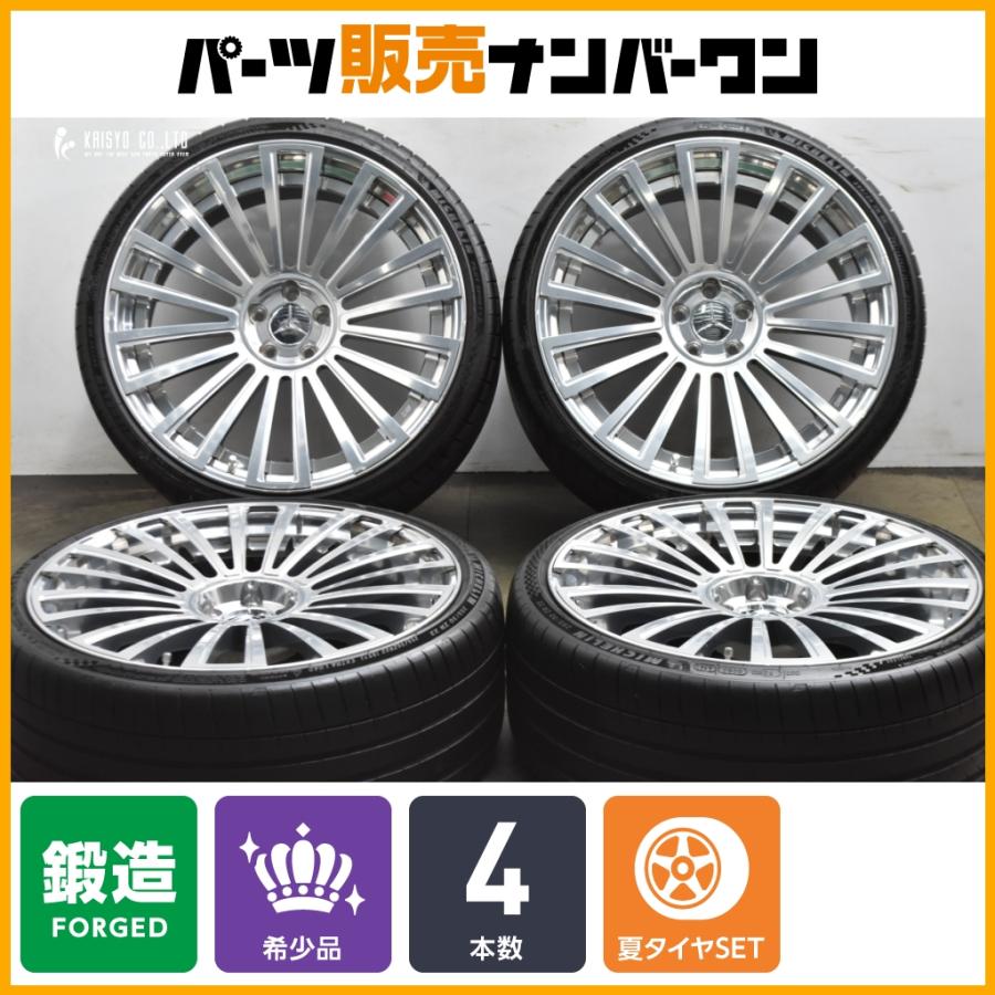 21インチ bc forged HT 02S ガリ傷あり一本 希少 鍛造】BC FORGED HC033 22in 9J +35 PCD114.3 ハブ径60mm 4本
