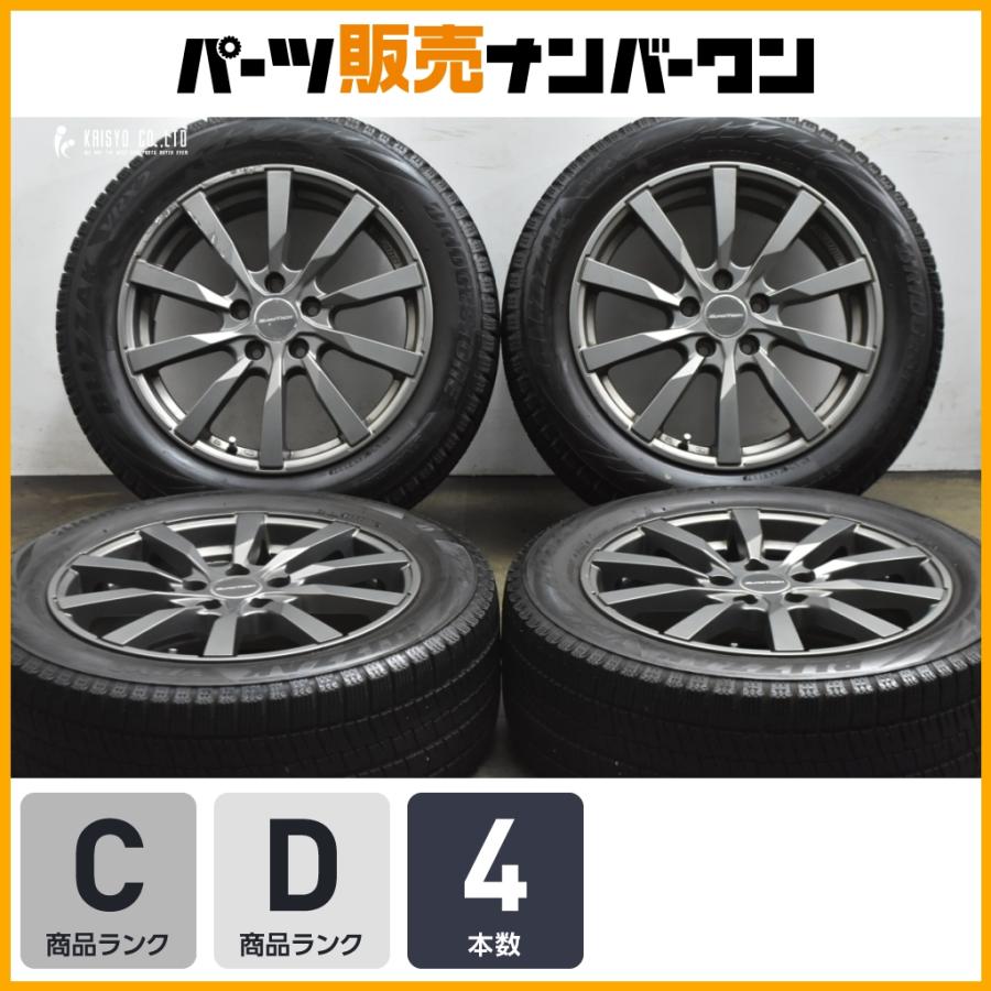 スタッドレスタイヤ　ホイール付き　VRX2　215/60/R17 特価品】ユーロテック 17in 7J+50 PCD112 ブリヂストン ブリザック