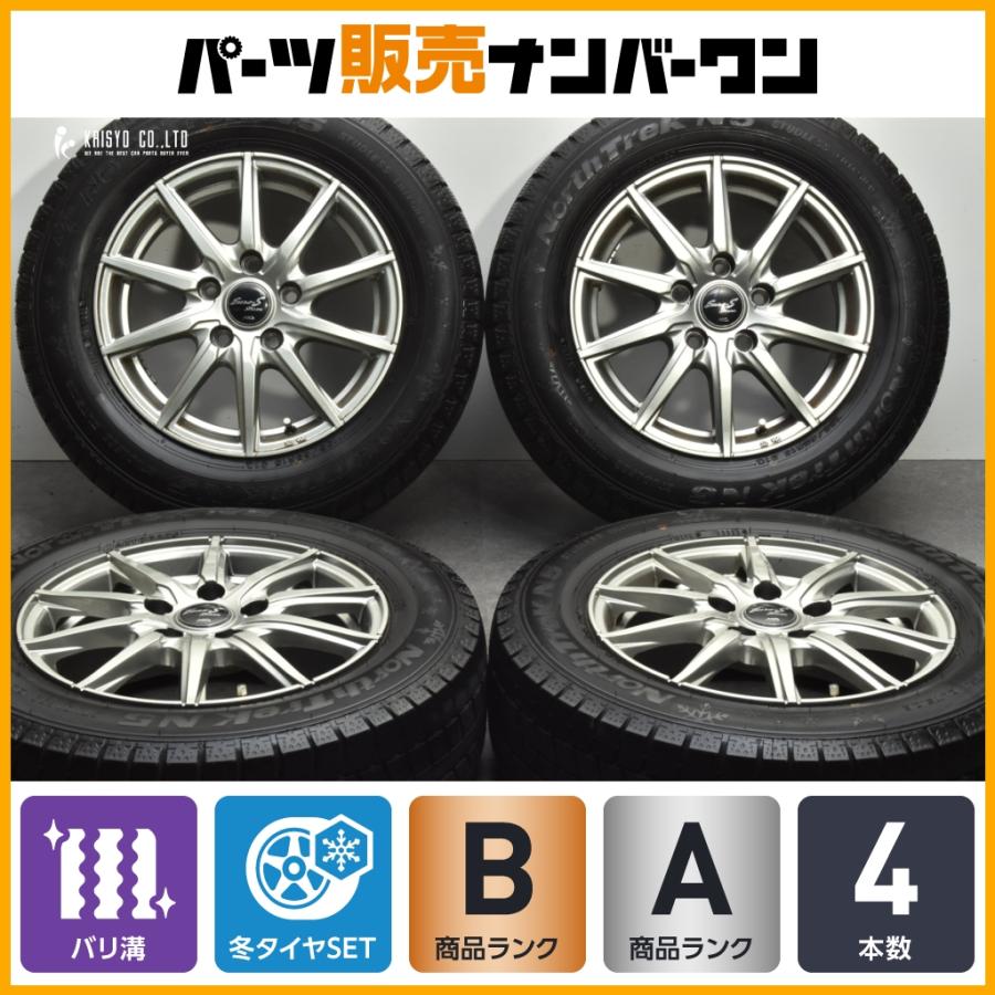 2025年製 バリ溝】ユーロS 15in 6J +52 PCD114.3 ノーストレック N5