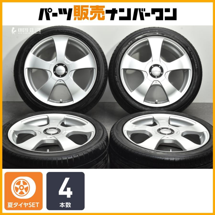 車 ＜マルチPCD100/114.3＞ 17in 7J+48 215/45R17