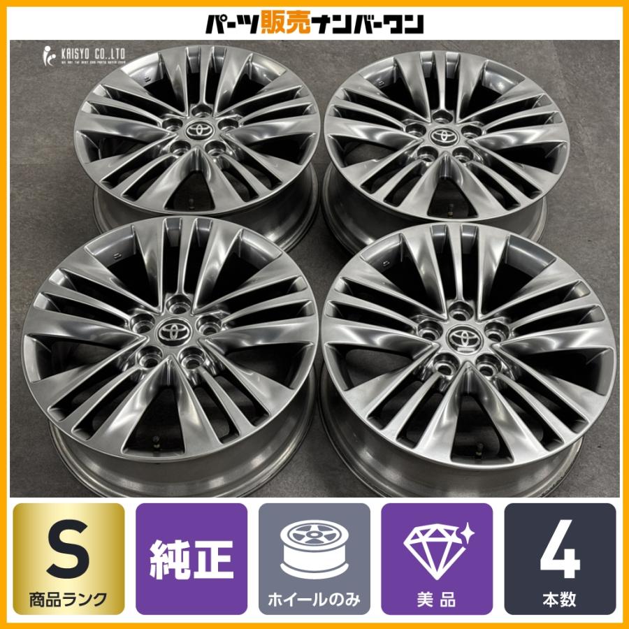ほぼ新車外し 美品】トヨタ 40 アルファード Z 純正 18in 7J +40