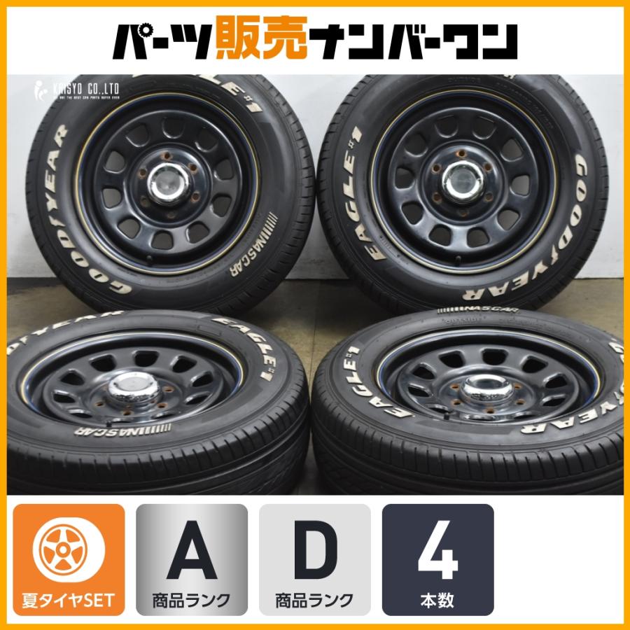 ホワイトレター】ハイエース等に 16in 6.5J +35 PCD139.7 グッドイヤー 