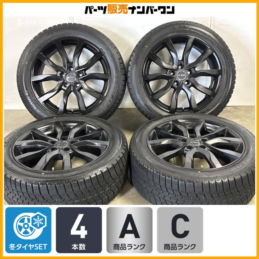 235/50R18 アイスナビ8 タイヤホイールセット 美品】MAK KOLN 18in 7.5J +38 PCD114.3 グッドイヤー アイスナビ6 235