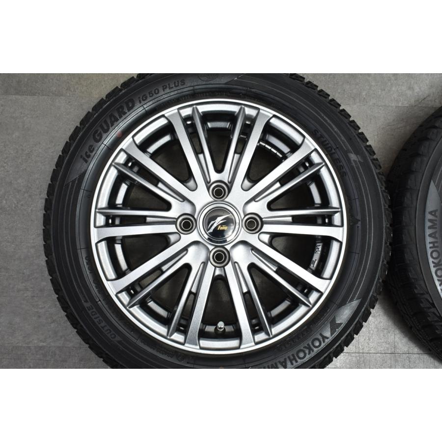 【美品 軽自動車サイズ】Fang 14in 4.5J +45 PCD100 ヨコハマ アイスガード5PLUS iG50+ 155/65R14 N-ONE N-BOX ワゴンR タント ムーヴ｜parts-hanbai-no1｜03