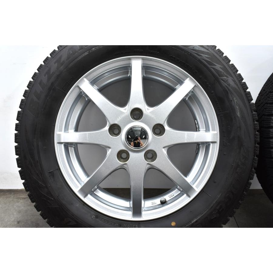 【バリ溝】LAPORTA 15in 6J +45 PCD114.3 ブリヂストン ブリザック VRX2 195/65R15 ノア ヴォクシー ステップワゴン セレナ プレマシー｜parts-hanbai-no1｜05