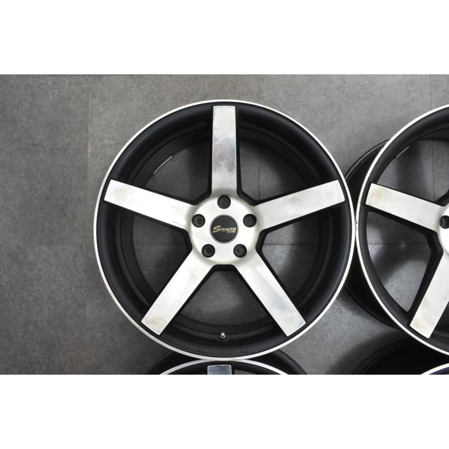 程度良好品】ステルスレーシング スペック02 19in 8J +35 9J +38 程度良好品】ステルスレーシング スペック02 19in 8J +35 9J +38