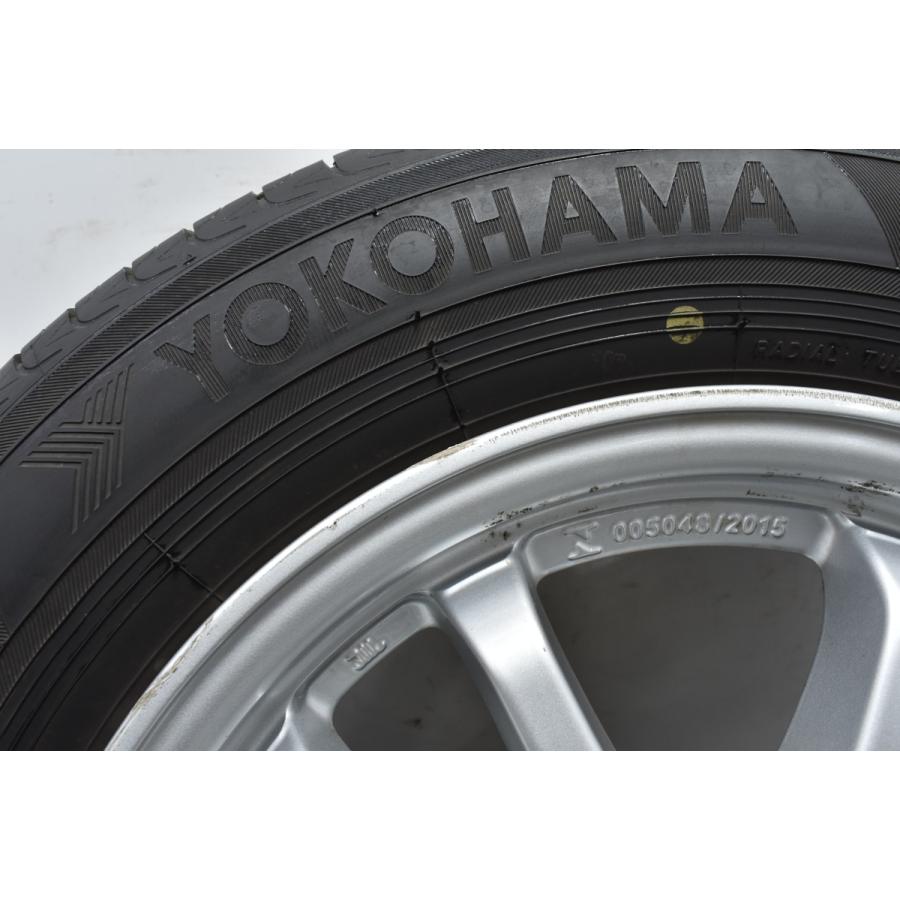 【良好品】トヨタ 50 プリウス PHV 純正 15in 6.5J +40 PCD100 ヨコハマ ブルーアース 195/65R15 カローラ ツーリング ウィッシュ 流用｜parts-hanbai-no1｜08