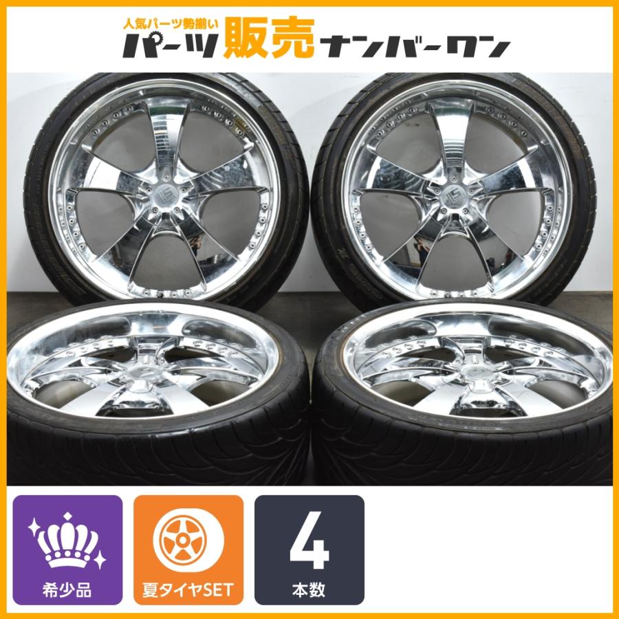 2ピース 深リム】WORK LS105 20in 9J +25 9.5J +18 PCD114.3 