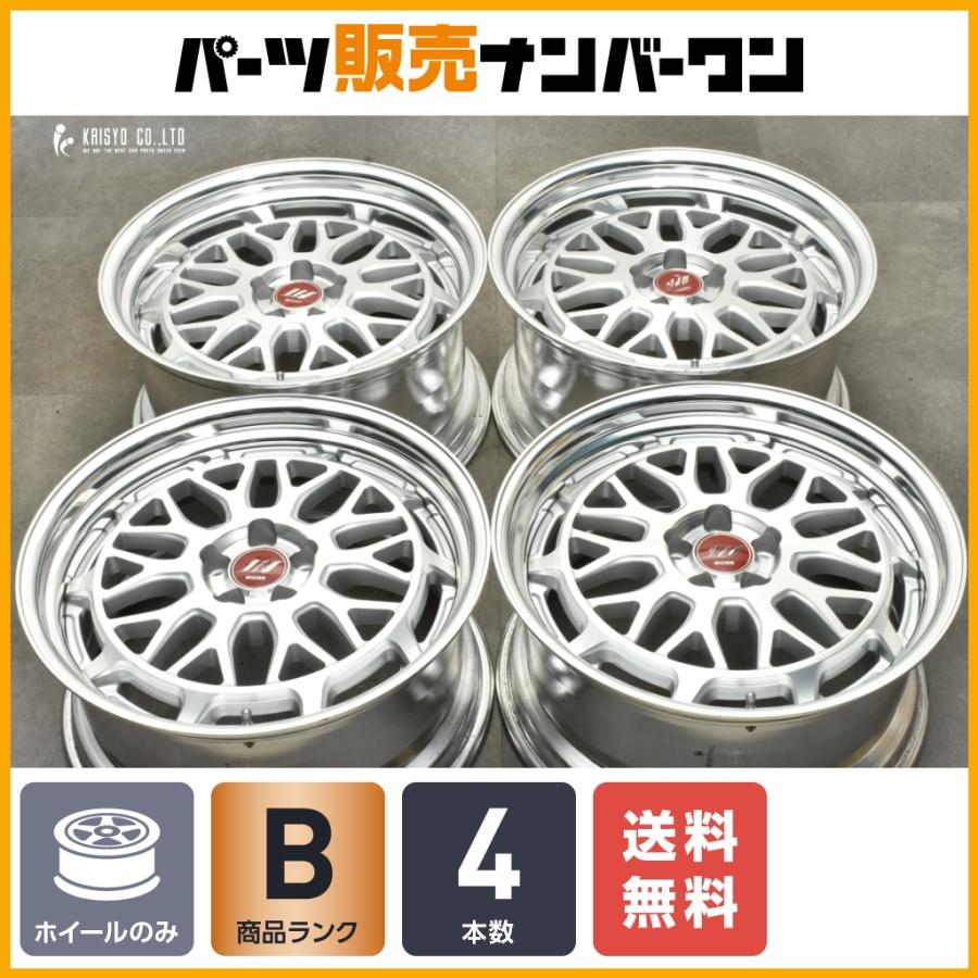 ホイール work seeker 4本18インチ pcd100 5穴