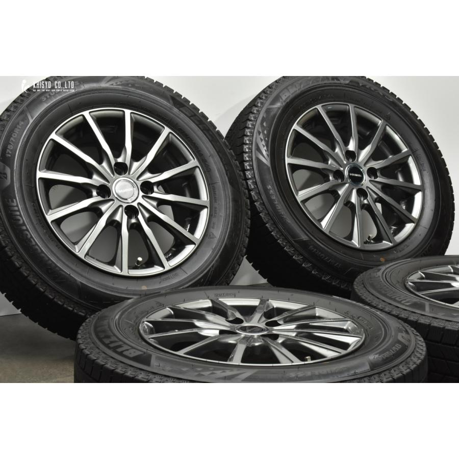 175/70R14 ブリヂストン ブリザック VRX3×バルミナ14インチ