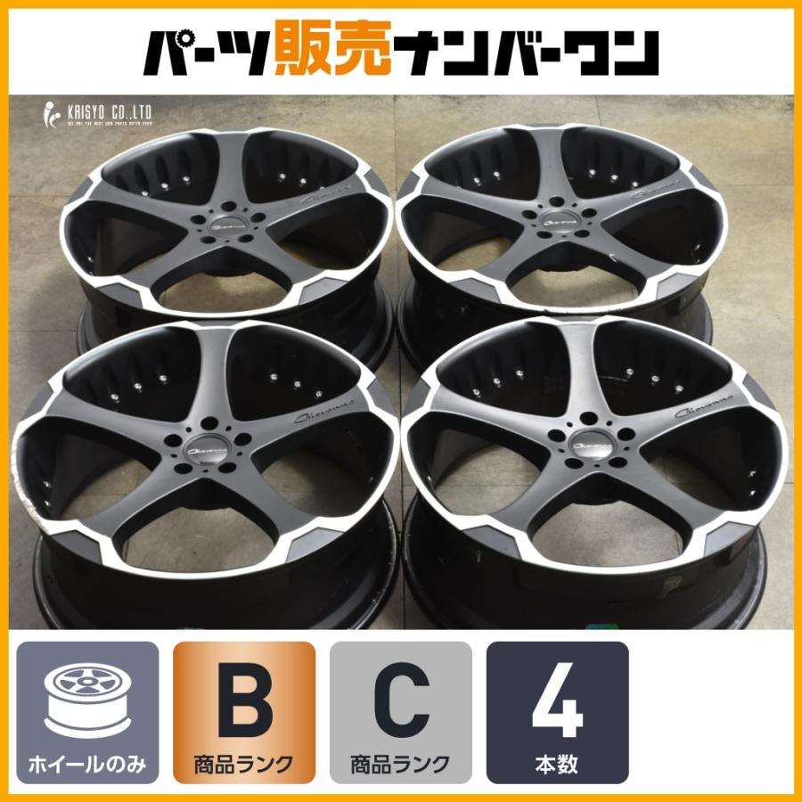 大口径】ジオバンナ ダラー5 22in 9J +38 PCD114.3 4本セット レクサス