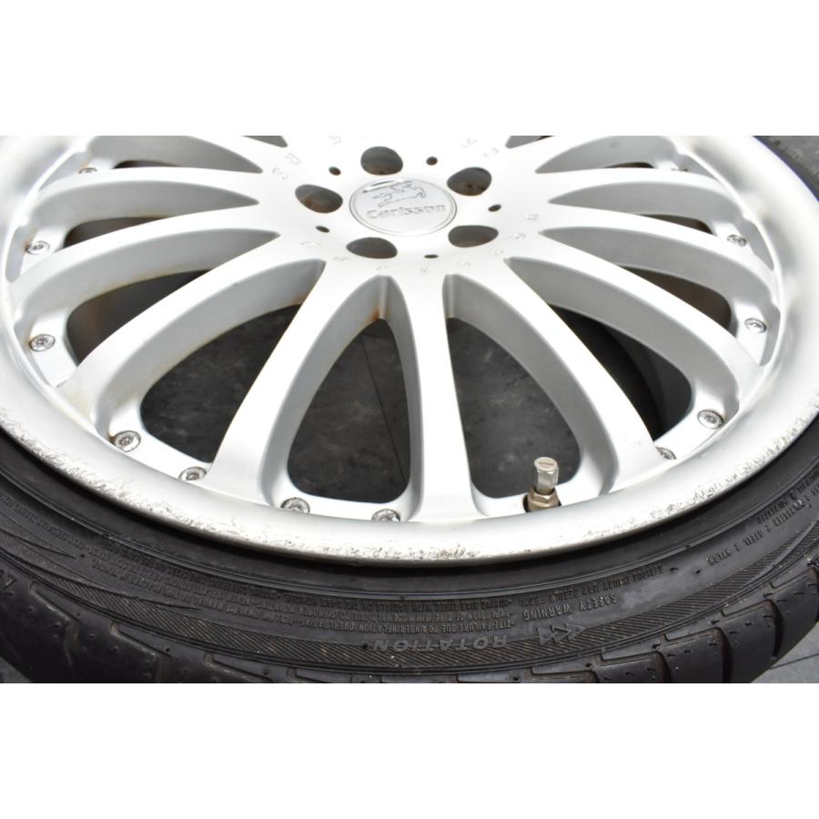 【希少品】Carlsson 1/16 CR RS 20in 8.5J +40 9.5J +40 PCD114.3 ATRスポーツ ハイダ 225/35R20 245/35R20 アルファード ヴェルファイア｜parts-hanbai-no1｜07